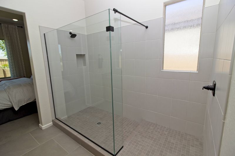 Glass Panel Walk-in Shower